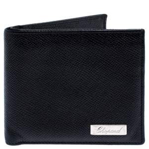 Chopard Black Leather Classic Bifold Wallet