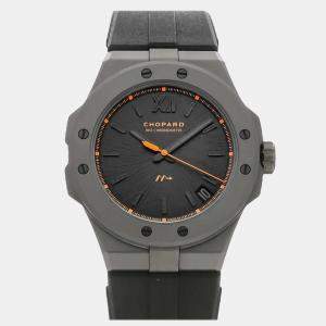 Pre Owned Chopard Alpine Eagle SL Cadence 8HF 298600-3028 Black Titanium Automatic Men's Watches 41mm