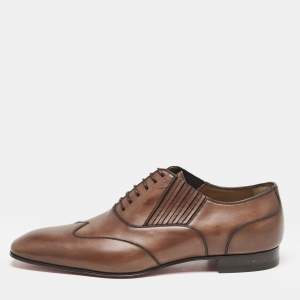 Christian Louboutin Brown Leather My Amor W Oxfords Size 42