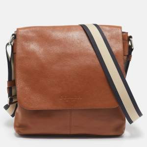 Coach Brown Leather Metropolitan Map Messenger Bag