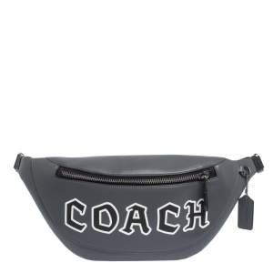 Coach Grey Leather Body Bag