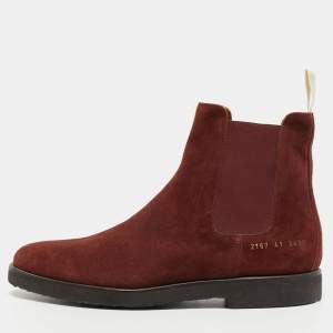 Common Projects Brown Suede Chelsea Boots Size 41