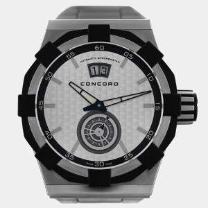 Pre Owned Concord C1 01.5.14.1002 Automatic Silver Stainless Steel Men's Wristwatch 45 mm