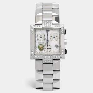 Concord Mother Of Pearl Diamond Stainless Steel La Scala "UAE Armed Forces" 14.H1.1371 Unisex Wristwatch 30 mm