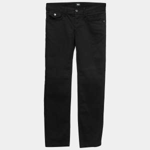 D&G Black Denim Straight Fit Power Jeans S