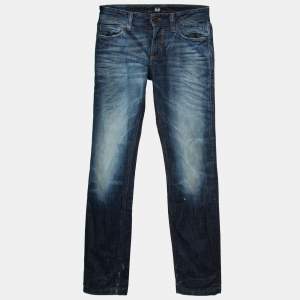 D&G Indigo Denim Distressed Audacious Jeans S