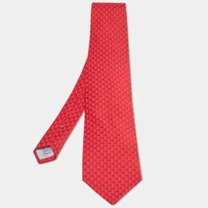 Dior Homme Patterned Silk Traditional Tie 