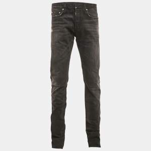 Dior Homme Black Distressed Denim Jeans M Waist 33"
