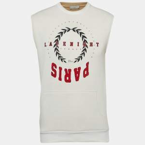 Dior Homme Embroidered Knit Vest Sweatshirt XS