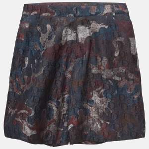 Dior Homme X Peter Doig Multicolor Jacquard Bermuda Shorts XS