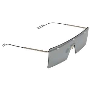 Dior Silver/Black Mirrored 0100T Hardior Square Shield Sunglasses