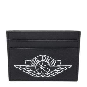 Dior Navy Blue Leather Air Dior Card Holder