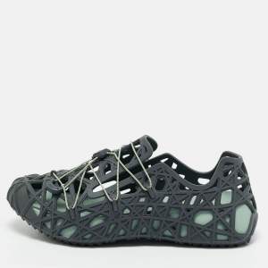 Dior Grey Cannage Rubber Wrap Sneakers Size 42