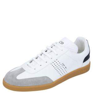 Dior White Leather B01 Sneakers Size EU 45