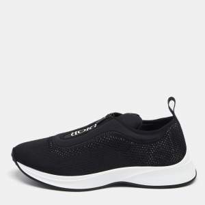 Dior Black Mesh And Fabric B25 Sneaker Size 45