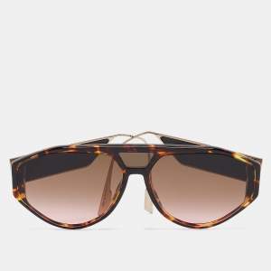 Dior Tortoise Gradient 8686 DiorClan1 Aviator Sunglasses