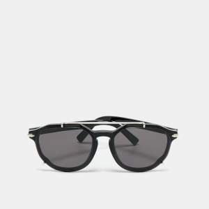 Pre Owned Dior Black Blacksuit RI Aviator Sunglasses   
