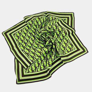 مملوكة مسبقًا Dior silk scarf and scarf ring