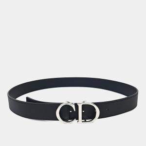 مملوكة مسبقًا Christian Dior Leather Homme Reversible Belt