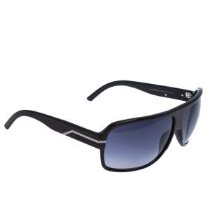 Dior Homme Brown/ Grey Gradient Black Tie 112S Rectangle Sunglasses