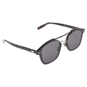 Dior Homme Brown Havana/Grey AL13.13 Aviator Sunglasses