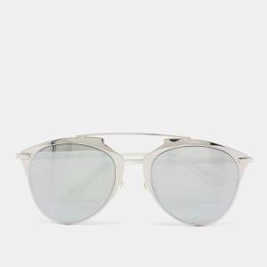 Dior Silver Tone / Grey DiorReflected 85LDC Aviator Sunglasses