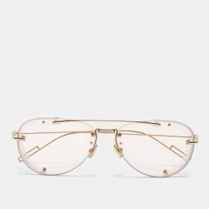 Dior Homme Gold Tone/ Pale Pink DiorChroma1 Aviator Sunglasses