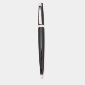 Dior Fahrenheit Black Lacquer Palladium Finish 4 Diamonds Ballpoint Pen