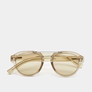 Dior Clear/Brown Gradient Fraction 5 Sunglasses