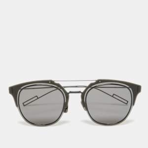 Dior Homme Diorcompost1.0 Black/Grey 0062K Aviator Sunglasses