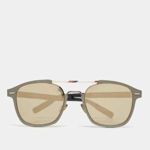 Dior Homme Grey/Black AL13.13 Mirror Wayfarer Sunglasses