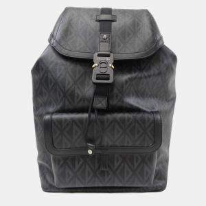 Christian Dior Black Leather Backpack