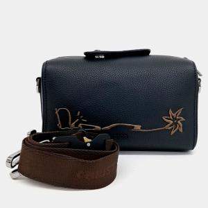 Dior Black Leather X CACTUS JACK Ringo Messenger Bag