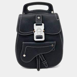 مملوكة مسبقًا حقيبة ديور غالوب جلد أسود ميني سلينغباك