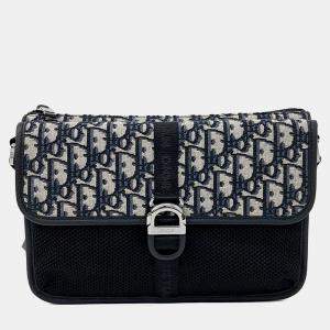 Pre Owned Dior Homme Oblique 8 Messenger Bag