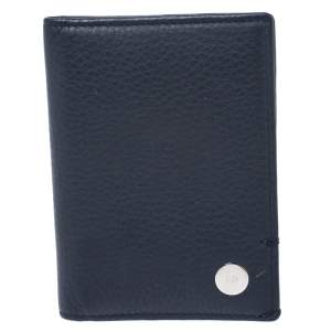 Dior Blue Leather Homme Card Holder