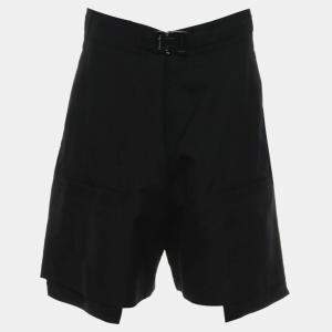 Dior Black Cotton Bermuda Shorts  EU 52