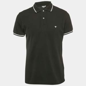 Dior Homme Black Bee Embroidered Cotton T-Shirt L