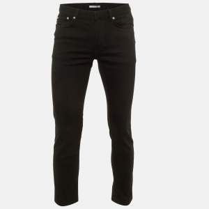 Pre Owned Dior Homme Black Denim Slim Fit Jeans S/Waist 33"