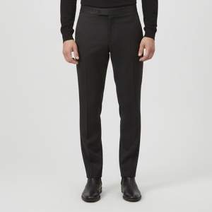 Pre Owned Dior Black Gabardine Oblique Waistband Tailored Trousers L 