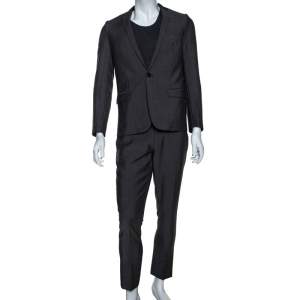 Dior Grey Wool Tailored Suit S