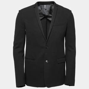 Dior Back Wool & Cotton Single Breasted Blazer XS