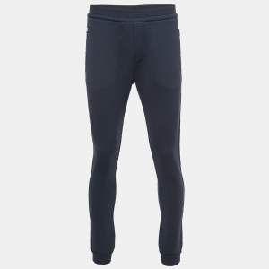 Dior Navy Blue Jersey Jogger Pants M