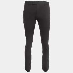 Dior Homme Black Tailored Trousers XL
