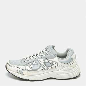 Pre Owned Dior Tricolor Mesh and Rubber B30 Sneakers Size 43.5