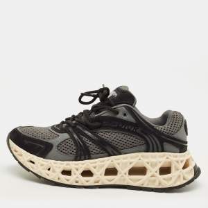 مملوكة مسبقًا حذاء رياضي ديور B35 قماش شبك وزبّاب رمادي/أسود رباط NXXT مقاس 41