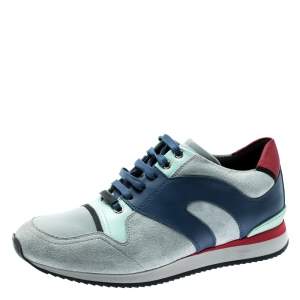Dior Homme Multicolor Suede Nylon And Leather Sneakers Size 41
