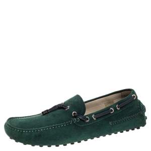 Dior Green Suede Loafers Size 42