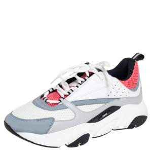 Dior Multicolor Mesh And Leather B22 Low Top Sneakers Size 45