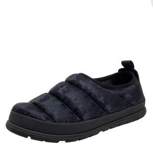 Dior Black Nylon And Leather Low Top Sneakers Size 44